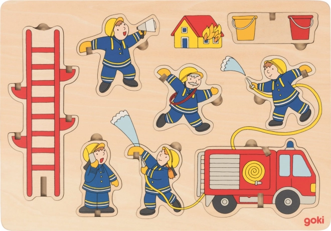 GOKI Insertion en bois Pompiers