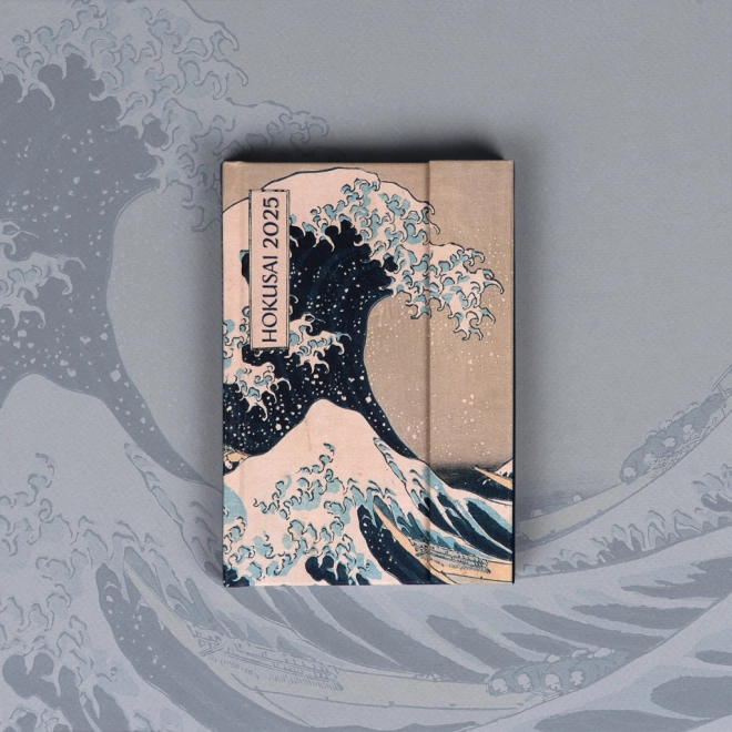 NOTIQUE Agenda magnétique Katsushika Hokusai 2025, 11 x 16 cm