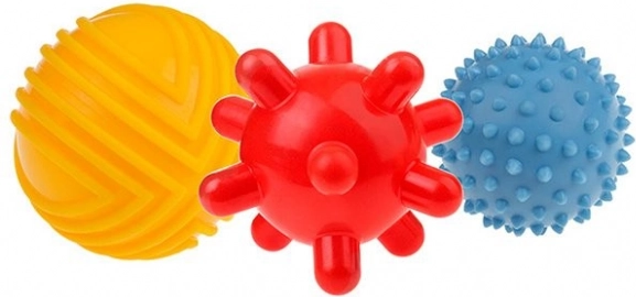 Balles sensorielles pour enfants 3 pcs