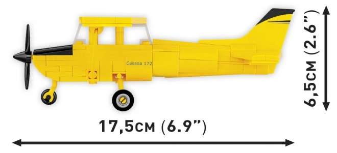 Cessna 172 Skyhawk kit de construction jaune
