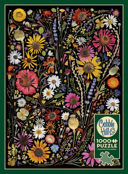 Cobble Hill Puzzle Fleurs Pressées: Bonheur 1000 Pièces