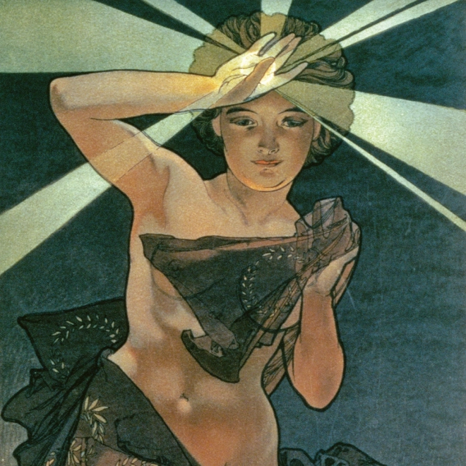 Calendrier de notes Alfons Mucha 2026