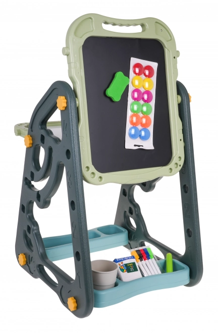 Tableau multifonctionnel pour enfants 3+ avec tableau magnétique et petite chaise