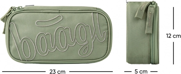 Ensemble pour écoliers BAAGL Skate Max Menthe : sac à dos, trousse, sac