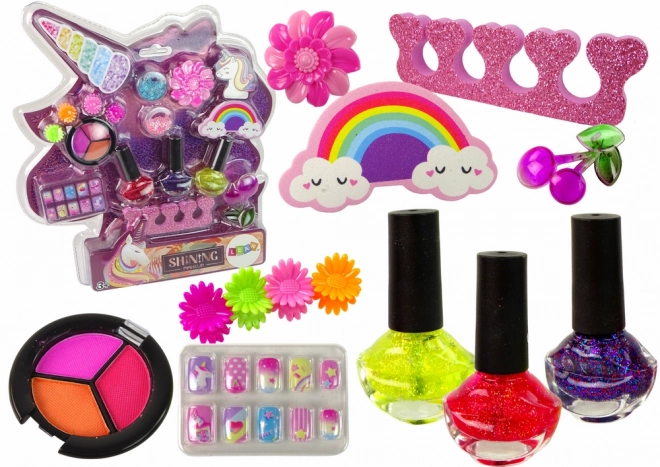 Kit de maquillage Décoration d'ongles Licorne