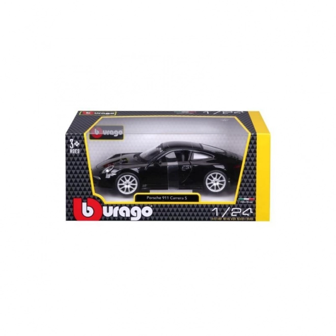 Modèle de voiture Porsche 911 Carrera S noir