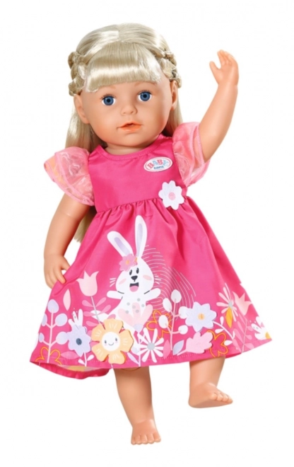 robe fleurie pour poupée Baby Born 43 cm