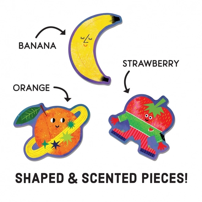 Puzzle Mudpuppy fruits spatiaux parfumés 60 pièces