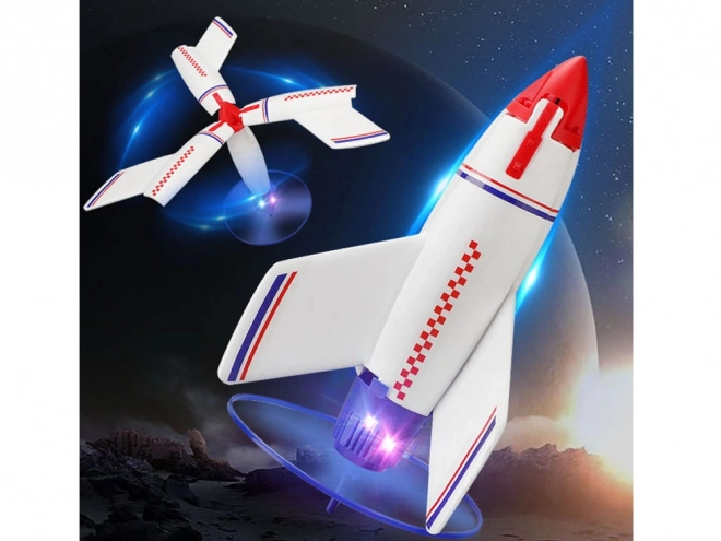 Fusée spatiale volante pour enfants