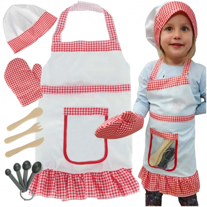 Costume de carnaval ensemble de chef 3+