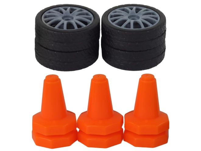 Roues interchangeables pour différents surfaces
