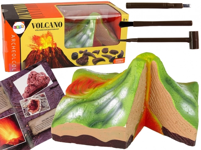 Ensemble Éducatif Fouilles Volcaniques