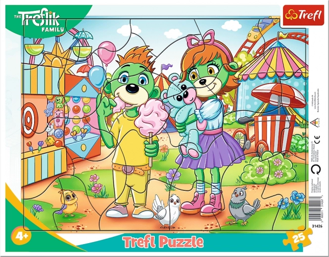 Puzzle TREFLÍCI au parc d’attractions – 25 pièces