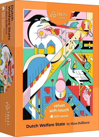 Puzzle Trefl Velvet Soft Touch : Pays-Bas – État-providence, 500 pièces