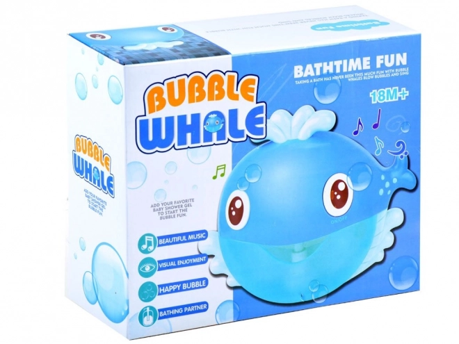 Jouet de bain Baleine bulle fait de la mousse + mélodies ZA3280