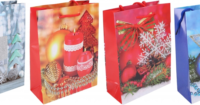Grand sac-cadeau de Noël