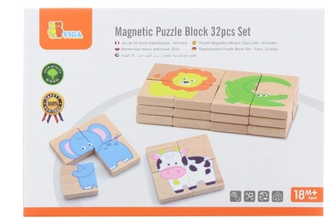 Viga Puzzle Magnétique Animaux