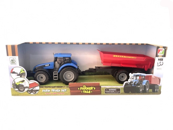Tracteur avec remorque à propulsion inertielle