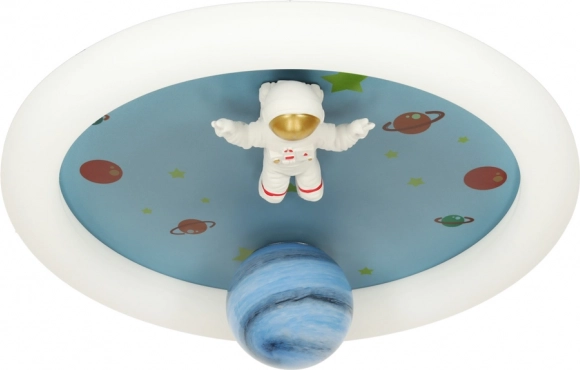 Plafonnier LED dimmable pour chambre d'enfant avec astronaute