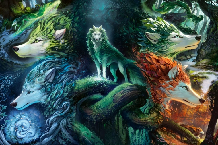 Puzzle Loups mystiques 7000 pièces RAVENSBURGER