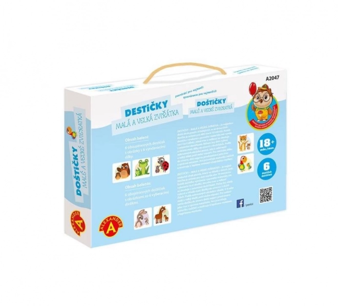 Plaquettes petits et grands animaux
