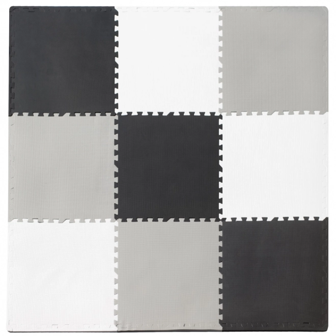 KIK Puzzle en mousse Nuances de gris avec bords III. (58x58)