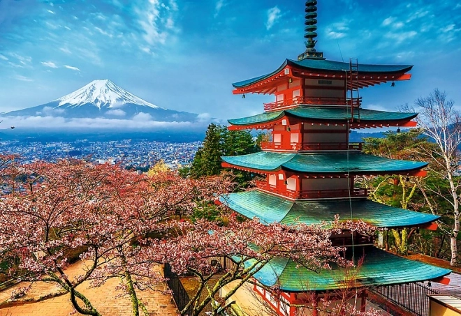 Scène japonaise captivante