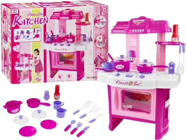 cuisine pour enfants avec four et 22 pièces d’accessoires
