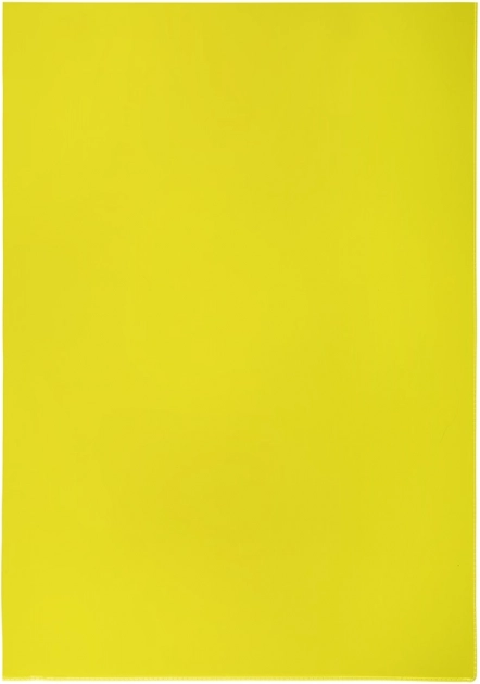 Pochette transparente A4 en L PVC jaune