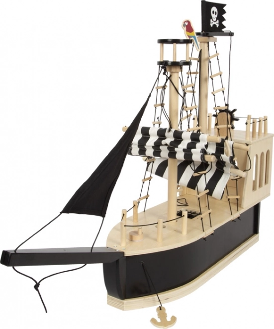 Navire pirate en bois pour enfants