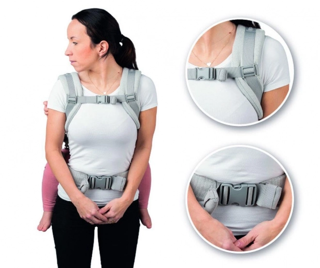 Porte-bébé ergonomique MoMi COLLET gris