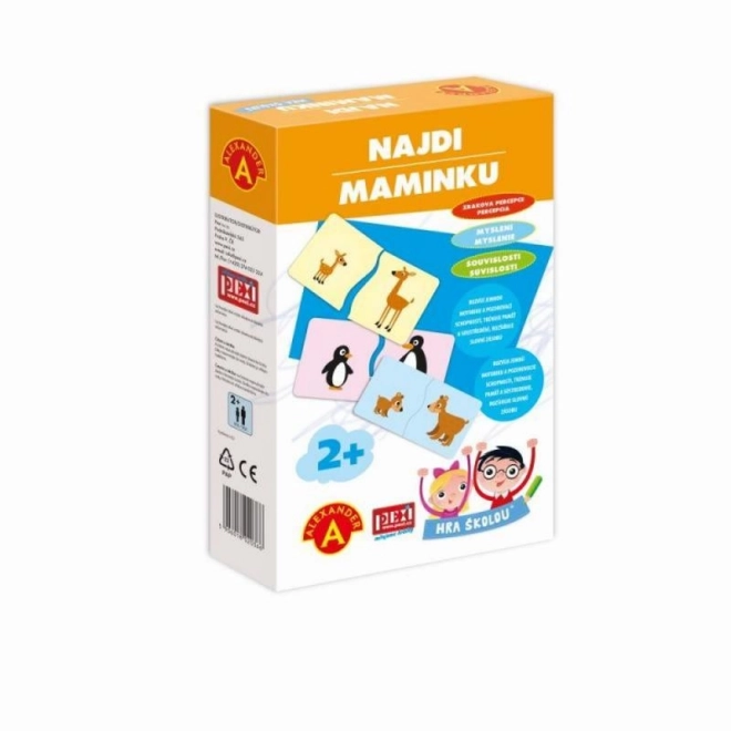 Trouve maman - jeu d'école