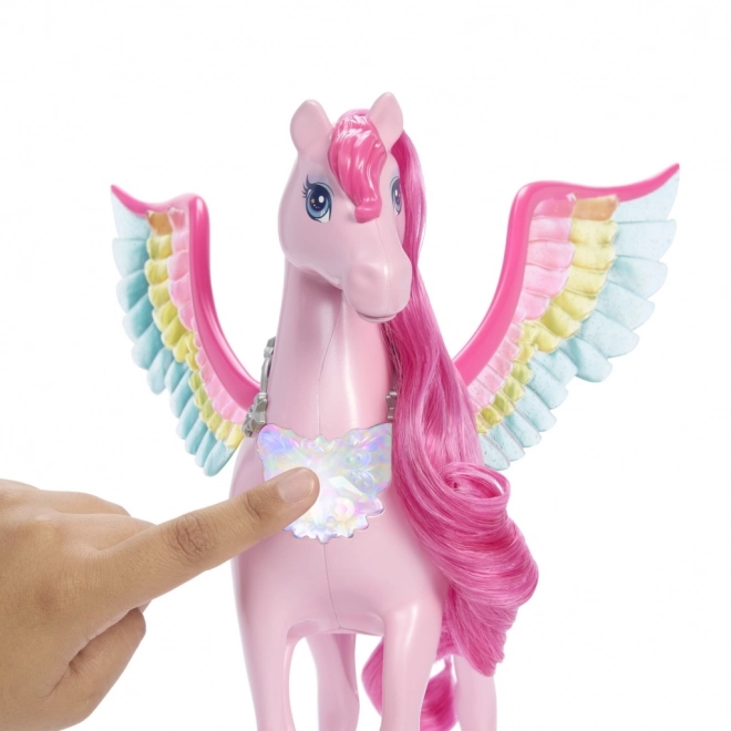 Figurine Barbie Pégase magique avec lumières et sons