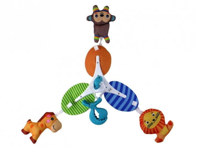 Mobile classique pour lit bébé Animaux à clip
