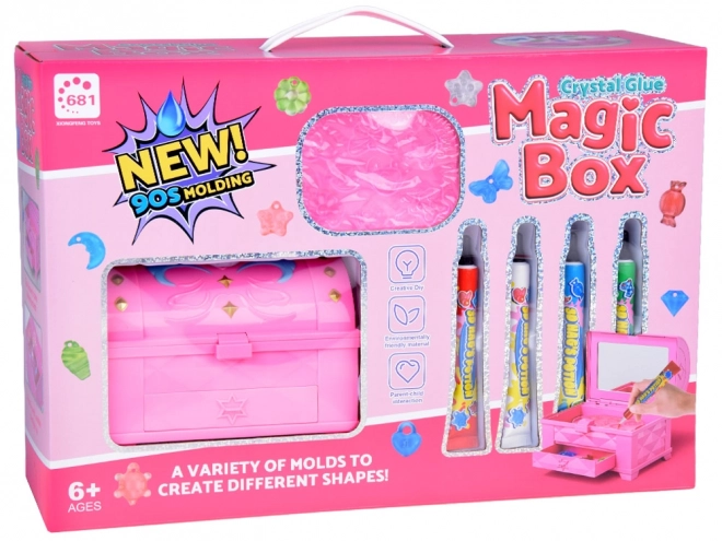 Kit créatif pour fabriquer des bijoux avec des gels magiques