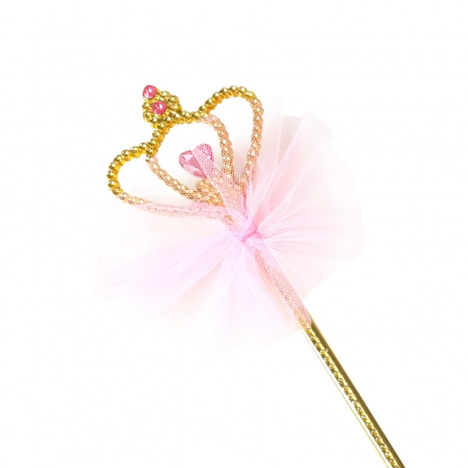 Bandeau princesse avec couronne et baguette