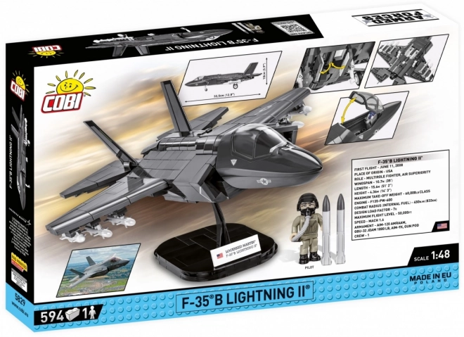 Chasseur F-35B Lightning II kit de construction 594 pièces