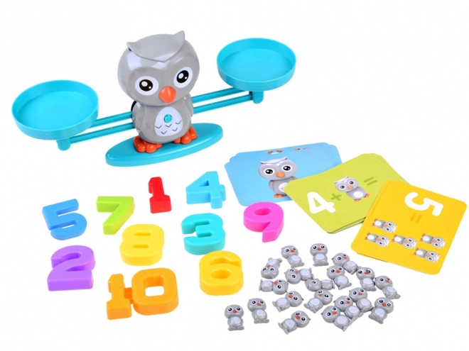Jeu éducatif Hibou et balançoire à poids