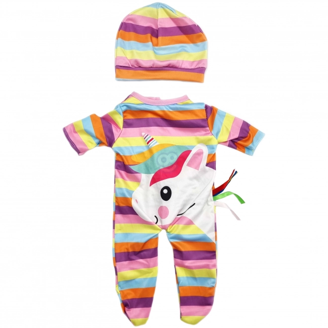 Vêtements royaux de poupée Woopie ensemble de licorne bonnet 43-46 cm