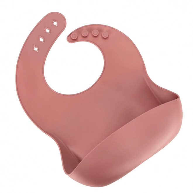 Ensemble de vaisselle en silicone écureuil rose foncé - 9 pièces