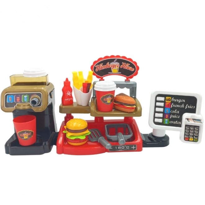 Fast Food XXL avec caisse et distributeur par WOOPIE