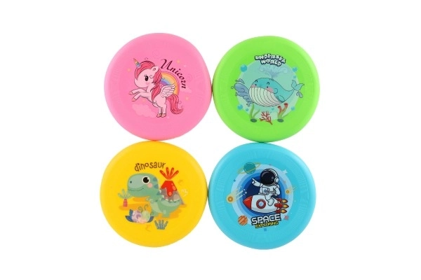 Disque volant/lancé en caoutchouc 18cm