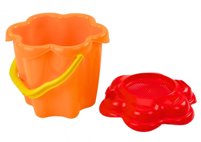 Ensemble de jouets de sable avec seau, tamis et moules, 8 pièces