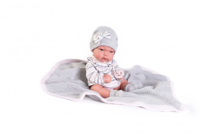 Antonio Juan 60029 TONETA - poupée réaliste bébé avec corps en vinyle intégral - 33 cm