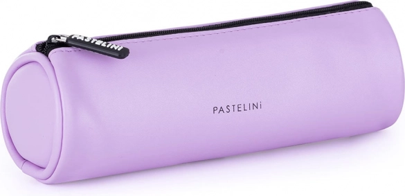 Trousse scolaire ronde Pastelini violette