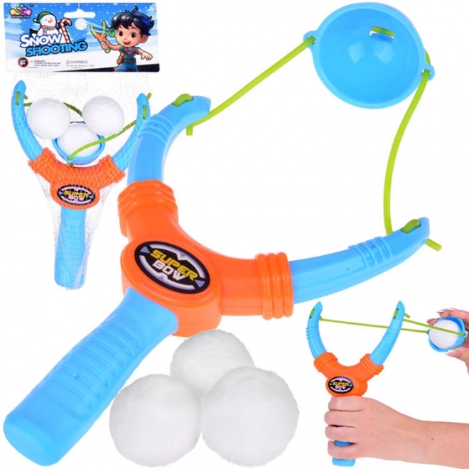 Jouet fronde enfant avec trois balles molles