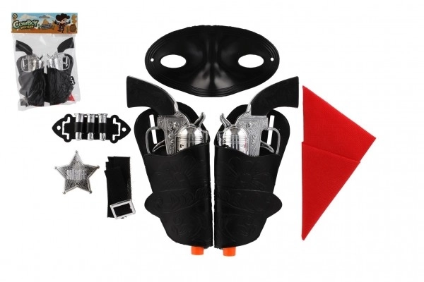 Ensemble de revolvers de cow-boy avec étui et accessoires