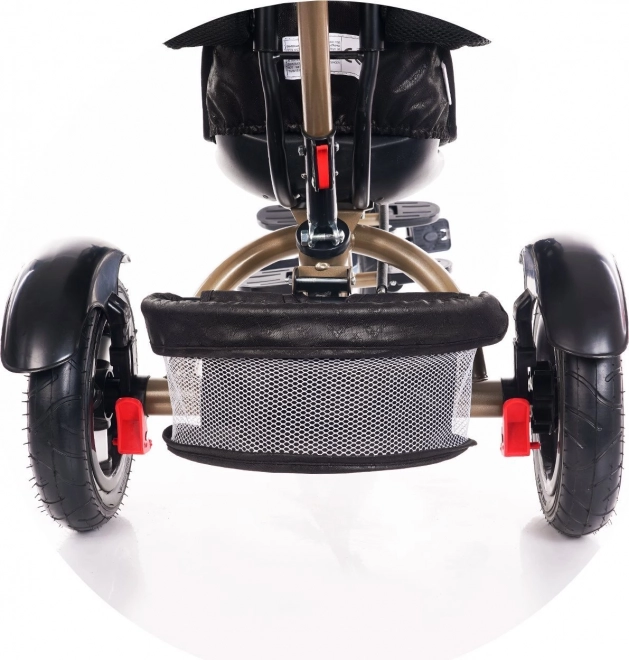 CHIPOLINO Tricycle pour jumeaux 2Play Obsidian