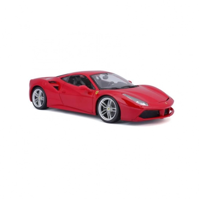 Voiture en métal Ferrari 488 GTB rouge