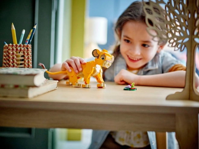LEGO Disney 43243 Jeune Lion Simba du Roi Lion